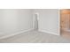 Neutral bedroom with carpet leading to bathroom with a shower at 9148 Dupree Meadow Dr # 11, Angier, NC 27501