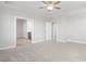 Large bedroom with carpet, ceiling fan, and ensuite bath at 9148 Dupree Meadow Dr # 11, Angier, NC 27501