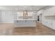 Bright kitchen featuring a large island and modern stainless appliances at 9148 Dupree Meadow Dr # 11, Angier, NC 27501