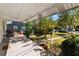 Concrete front porch with yard view at 1712 Gunter St, Durham, NC 27707