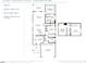 A detailed floor plan showing the layout of the home, including room dimensions at 2281 Abbeyhill Dr # 136, Raleigh, NC 27610
