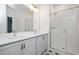 Elegant bathroom with double vanity and glass shower at 3939 Willow Gate Way, Knightdale, NC 27604