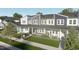 Modern townhome community with landscaping and sidewalks at 3939 Willow Gate Way, Knightdale, NC 27604