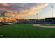 View of baseball stadium at sunset at 2007 Opulent Oaks Ln # 24, Durham, NC 27713