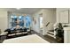 Open concept dining area with a view of the kitchen and stairway at 2007 Opulent Oaks Ln # 24, Durham, NC 27713