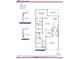 A detailed floor plan showcases the layout with dimensions and room names for this Adams Home at 214 Drayton Hall Ln, Sanford, NC 27330