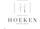 Hoeken Design | Build company logo with a clean and modern design in black and white at 416 Englewood Dr, Chapel Hill, NC 27514