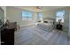 Inviting bedroom with a serene ambiance, light-filled windows, and stylish décor at 225 Bering Cir, Angier, NC 27501