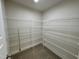 Walk-in pantry with metal shelving, providing ample storage space at 225 Bering Cir, Angier, NC 27501