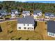 Aerial view of house and surrounding neighborhood at 616 Silver Comet Dr, Knightdale, NC 27545