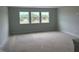 A large room with three windows showcasing a lush, green view at 111 Demascus Way # 021, Four Oaks, NC 27524