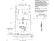 Detailed property survey showing lot dimensions, setbacks, and proposed construction details at 114 Hickory Grove Dr, Sanford, NC 27330