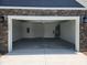 Spacious two-car garage with plenty of storage space at 1230 Linkwood, Homesite 44, Fuquay Varina, NC 27526