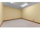 Unfinished basement with carpet flooring and neutral paint at 3105 Cone Manor Ln, Raleigh, NC 27613