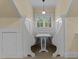 Charming breakfast nook with built-in seating and natural light from the window at 3105 Cone Manor Ln, Raleigh, NC 27613