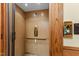 Interior of an elevator featuring wood paneled walls and modern controls at 3105 Cone Manor Ln, Raleigh, NC 27613
