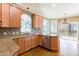 Kitchen includes granite countertops, a center island and stainless appliances at 2024 Stanchion St, Haw River, NC 27258