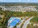 Aerial view of community pool and surrounding area at 454 Big Willow Way, Rolesville, NC 27571