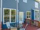 Private deck with table and chairs, perfect for relaxing at 454 Big Willow Way, Rolesville, NC 27571
