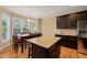 Eat-in kitchen with bay window and island at 454 Big Willow Way, Rolesville, NC 27571