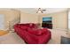Living room with sectional sofa and view of staircase at 454 Big Willow Way, Rolesville, NC 27571