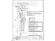 A detailed drawing showing the septic system with various zones, tanks, and leach lines for the property at 55 Firefly Ln, Youngsville, NC 27596