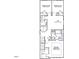 Detailed second-floor floor plan showcasing the layout of the bedrooms, bathrooms, and loft at 9212 Leaning Post Rd # 448, Wake Forest, NC 27587
