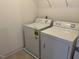 A laundry room featuring a white washer and dryer at 140 Token House Rd, Durham, NC 27703