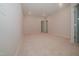 Neutral bedroom with carpeted floor and ensuite bathroom at 239 Harvester Rd, Angier, NC 27501