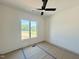 Bright bedroom with a ceiling fan, large window and natural light at 280 Forest Bridge Rd, Franklinton, NC 27525
