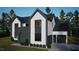 Modern home featuring a stylish exterior with mixed textures and well-maintained landscaping at 280 Forest Bridge Rd, Franklinton, NC 27525