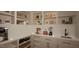 This pantry features white shelving, white subway tile, and stainless appliances at 280 Forest Bridge Rd, Franklinton, NC 27525