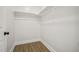 A standard closet featuring an installed rack at 233 Surles Rd, Benson, NC 27504