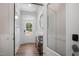 Welcoming entryway with wood flooring and stylish decor at 33 Macy Cir, Wendell, NC 27591