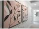 Hallway with artwork leading to a bathroom at 33 Macy Cir, Wendell, NC 27591