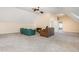 Spacious bonus room with plush carpeting, neutral walls, and plenty of seating at 166 Weldon Dr, Clayton, NC 27520