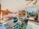 Covered patio with ceiling fans and outdoor seating, perfect for entertaining at 166 Weldon Dr, Clayton, NC 27520