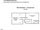 Floor plan of the second level featuring a bonus bedroom, bath, and walk-in closet, with unfinished storage space at 1414 Whippoorwill Ln, Chapel Hill, NC 27517