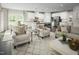 Open concept living area featuring a neutral color scheme at 516 Impala, Wendell, NC 27591