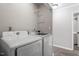 Laundry room with washer and dryer included at 501 Kendall Dr, Durham, NC 27703