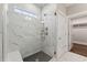 Luxurious marble shower and tile work in bathroom at 698 Magnolia Acres Ln, Fuquay Varina, NC 27526