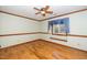 Bright bedroom with hardwood floors and window seat at 7925 S Highway 55, Willow Springs, NC 27592