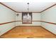 Bright dining room with hardwood floors at 7925 S Highway 55, Willow Springs, NC 27592
