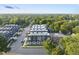 Birds eye view of modern townhome development in urban area at 10 Seawell Ave # 102, Raleigh, NC 27601