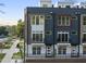 Modern townhome exterior showing balconies, and unit numbers at 10 Seawell Ave # 102, Raleigh, NC 27601