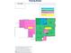 Flooring breaks layout in the kitchen, dining, great room, bedrooms, and bathrooms. Color codes indicate flooring type at 240 Fast Pitch Ln, Four Oaks, NC 27524