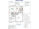 Electrical floor plan showing outlets, lighting and ceiling fans in the living spaces at 266 Fast Pitch Ln, Four Oaks, NC 27524