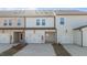 Exterior view of new townhomes with garages at 951 Alma Railway Dr # 561, Wake Forest, NC 27587