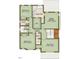 Second floor layout featuring bedrooms, bathrooms, laundry room, and a recreation room at 100 Mossy Falls Way, Wendell, NC 27591