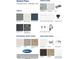 Selections for kitchen and bath, including countertops, cabinets, and flooring at 490 Barbour Farm Ln, Four Oaks, NC 27524